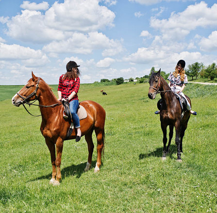 two women on horses