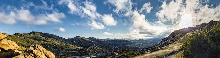 panorama of San Fernando Valley