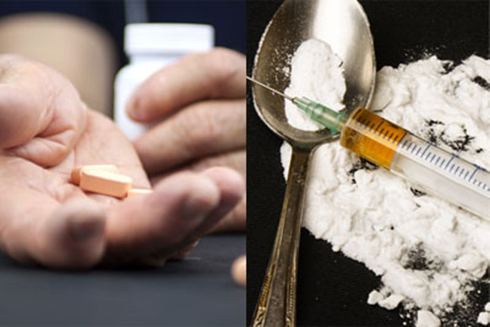 prescription opioids to heroin
